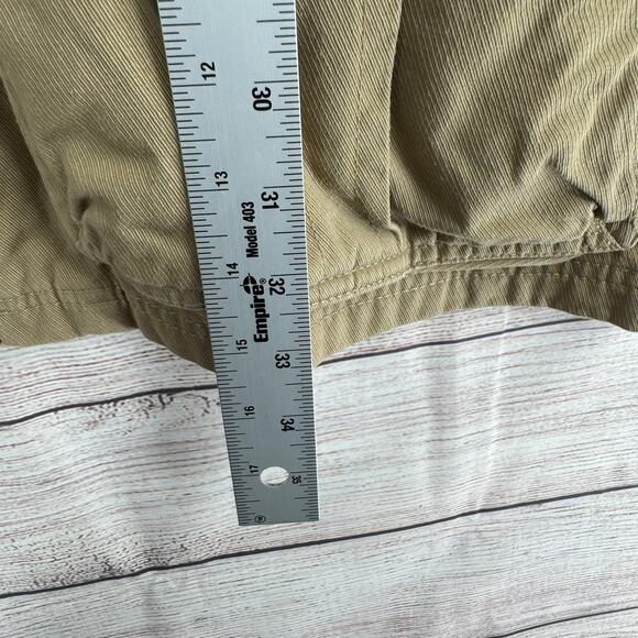 Timberland Brookfield Mountain Twill Bomber Jacket Mens XL Beige Cargo Explorer - Picture 12 of 14